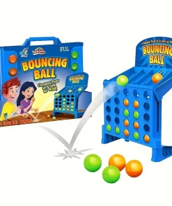 Connect Bouncing Ball 4 Shooter – Classic 4-Row Interactive Multiplayer Game