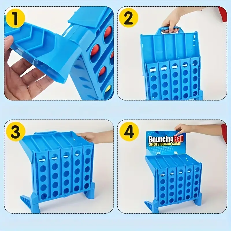 Connect Bouncing Ball 4 Shooter – Classic 4-Row Interactive Multiplayer Game - Image 2